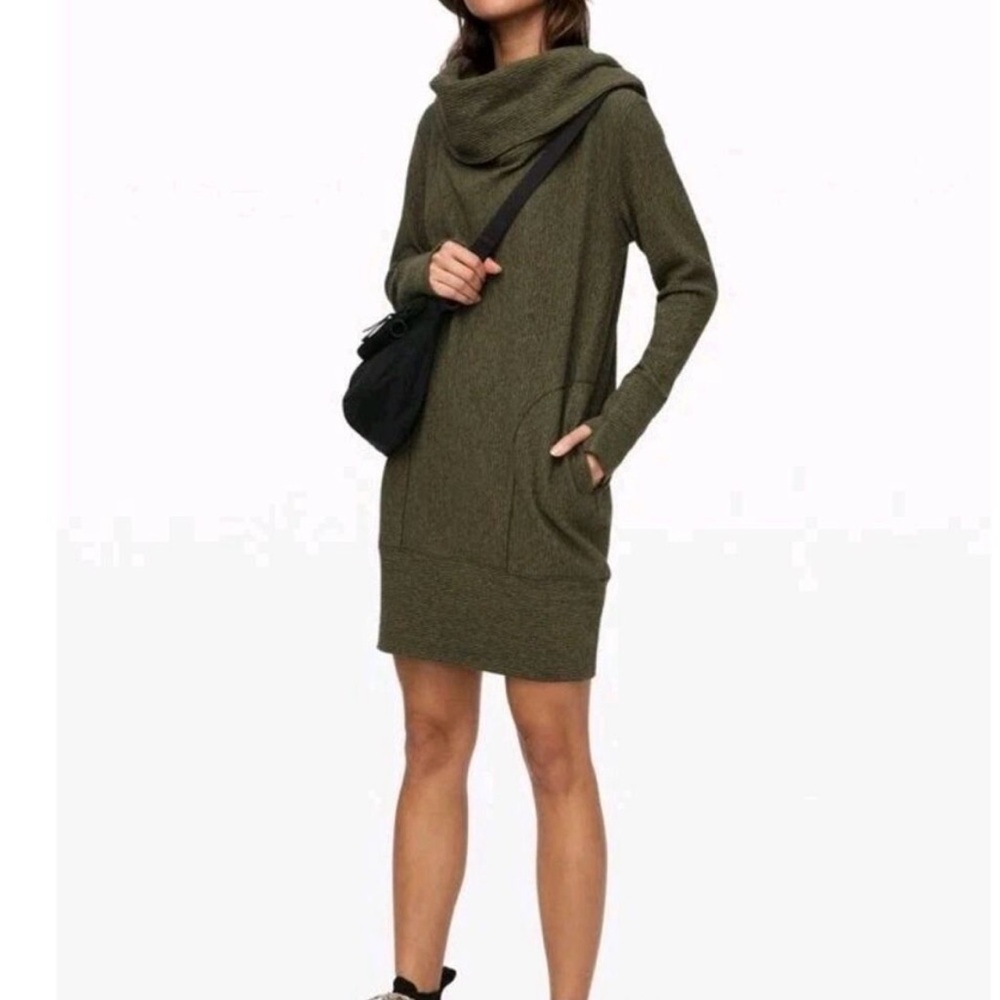 Lululemon Along the Way Cowl Neck Dress - Picture 2 of 11